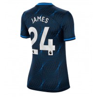 Fotballdrakt Dame Chelsea Reece James #24 Bortedrakt 2023-24 Kortermet